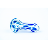 Pipa Pyrex 6 cms 3 Dalmata Blanca Azul - Productos Genéricos