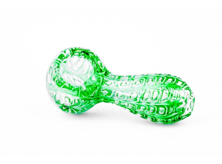 Pipa Pyrex 7 cms Burbuja Verde - Productos Genéricos