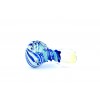 Pipa Pyrex 6 cms Torbellino Turquesa Azul - Productos Genéricos