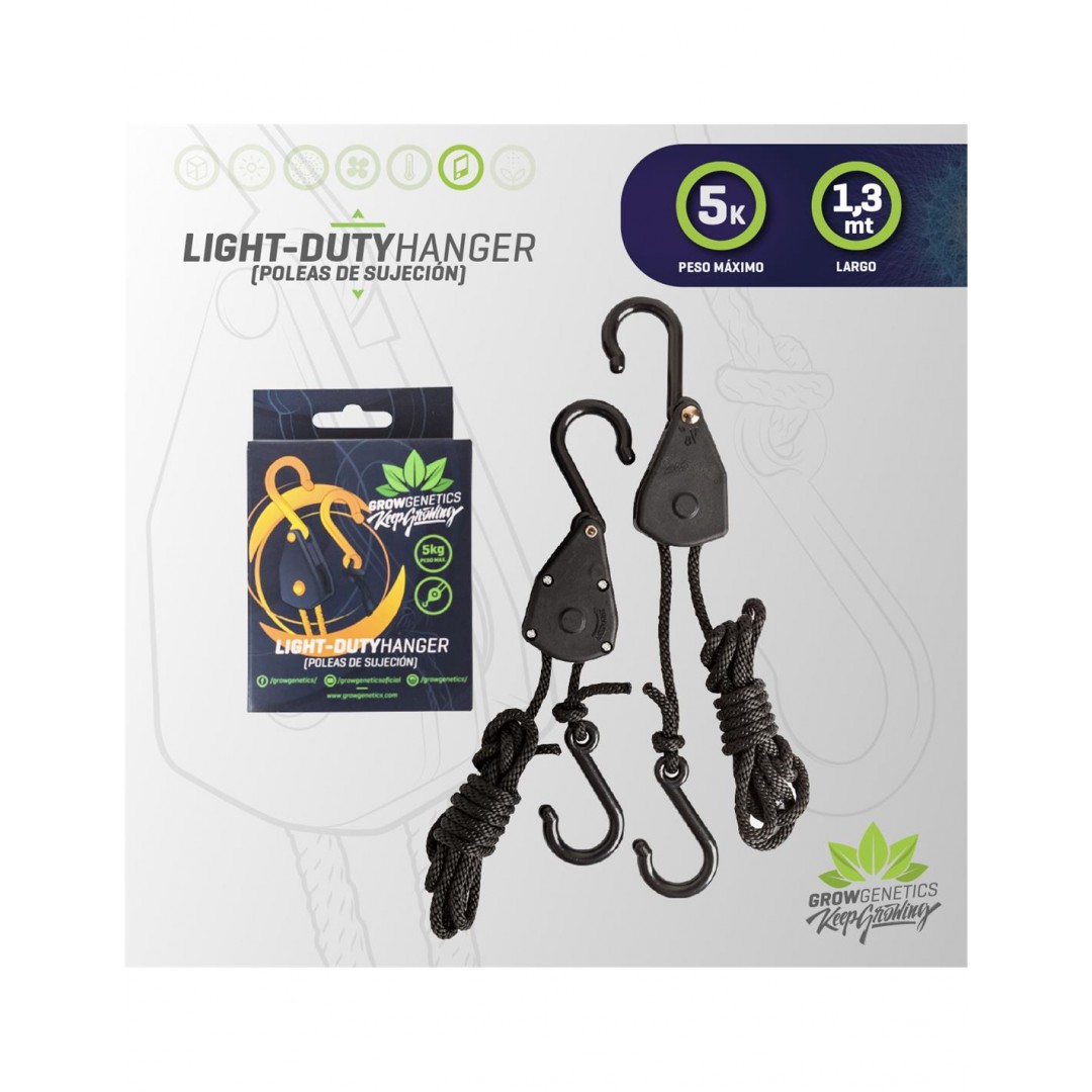 Poleas Light-Duty Hanger 5Kg Grow Genetics - Grow Genetics