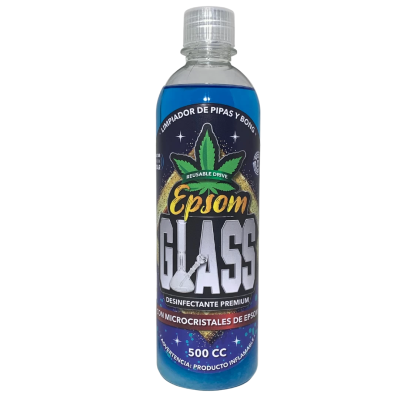Limpiador De Pipas Y Bongs Con Sal De Epsom Glass 500CC - Pro Essence