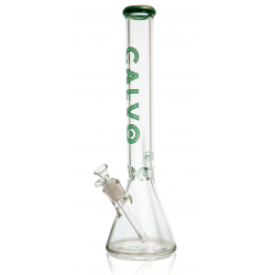 Bong Beaker Green 45cm Calvo Glass