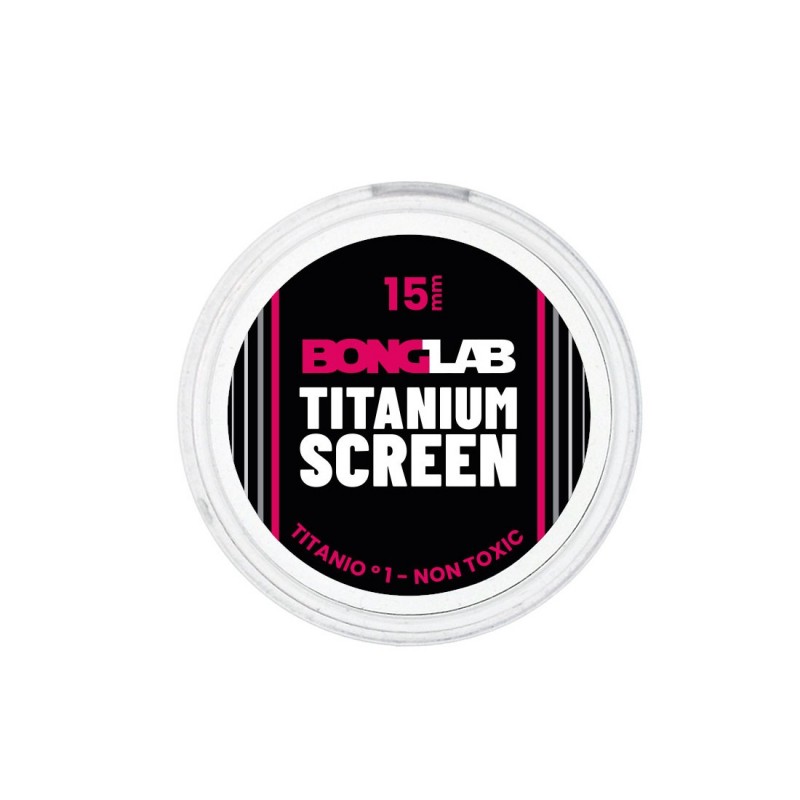 Titanium Screen Grado 1 15mm x5ud - Bonglab - BongLab